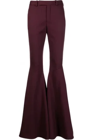 Saint Laurent Mujer, Pantalones, Rojo, Talla: M