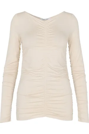 Samsøe Samsøe Mujer, Camisetas, Blanco, Talla: S