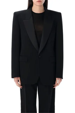 Saint Laurent Mujer, Chaquetas, Negro, Talla: M