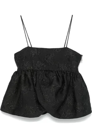 ROTATE Mujer, Camisetas, Negro, Talla: M