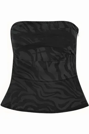 ROTATE Mujer, Camisetas, Negro, Talla: M