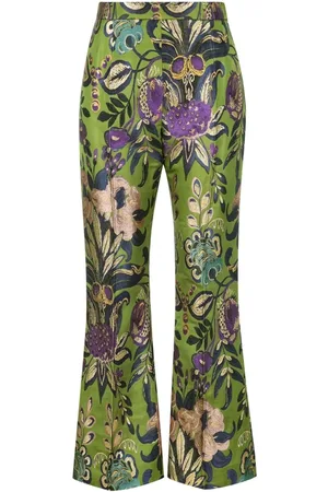 VALENTINO GARAVANI Mujer, Pantalones, Verde, Talla: M