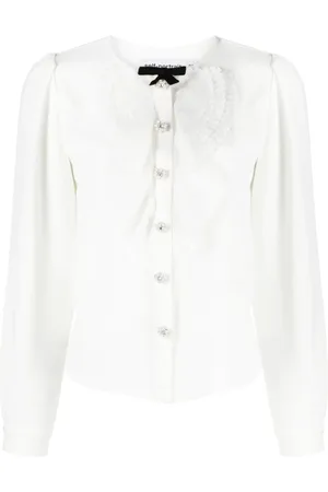 Self-Portrait Mujer, Blusas y Camisas, Blanco, Talla: M