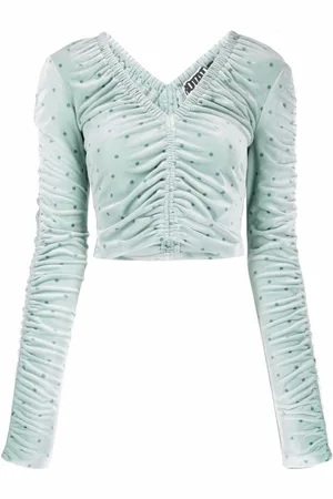 ROTATE Mujer, Blusas y Camisas, Verde, Talla: L