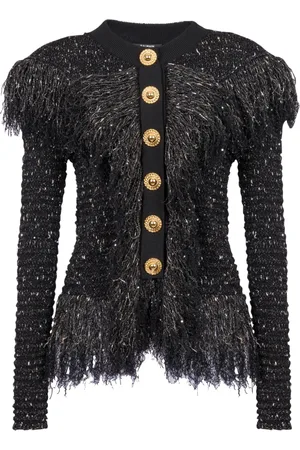 Balmain Mujer, Chaquetas, Negro, Talla: S