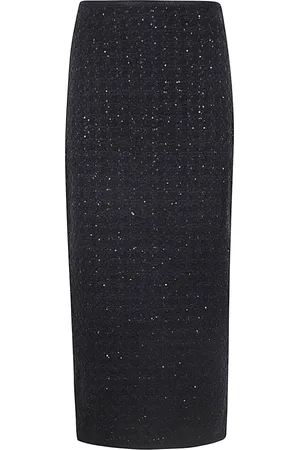 ROTATE Mujer, Faldas, Negro, Talla: L