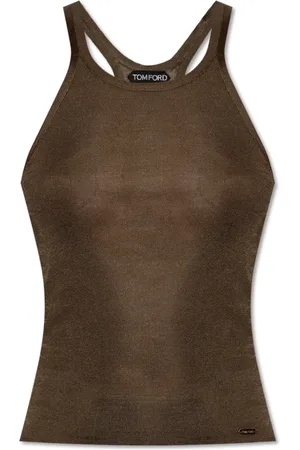 Tom Ford Mujer, Camisetas, Marrón, Talla: S