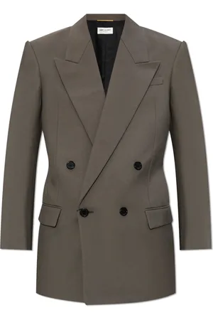 Saint Laurent Mujer, Chaquetas, Gris, Talla: L