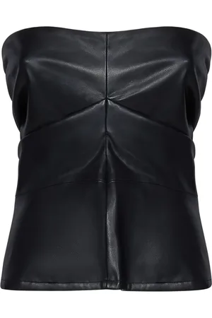 ROTATE Mujer, Camisetas, Negro, Talla: S