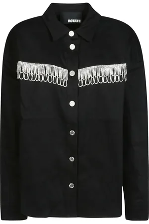 ROTATE Mujer, Blusas y Camisas, Negro, Talla: S