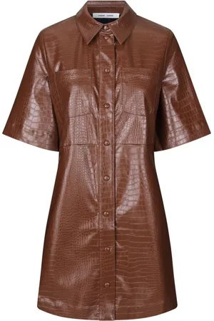 Samsøe Samsøe Mujer, Vestidos, Marrón, Talla: L
