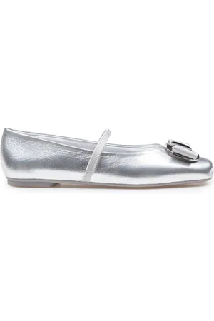 Salvatore Ferragamo Mujer, Zapatos, Gris, Talla: 39 EU