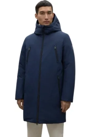 ECOALF Hombre, Abrigos, Azul, Talla: M