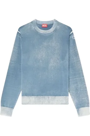Diesel Hombre, Sudaderas, Azul, Talla: M
