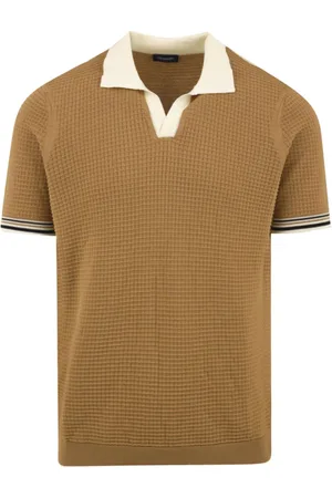 DRUMOHR Hombre, Camisetas, Marrón, Talla: L