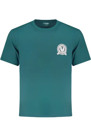 Wrangler Hombre, Camisetas, Verde, Talla: S
