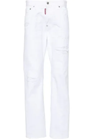 Dsquared2 Hombre, Pantalones, Blanco, Talla: L