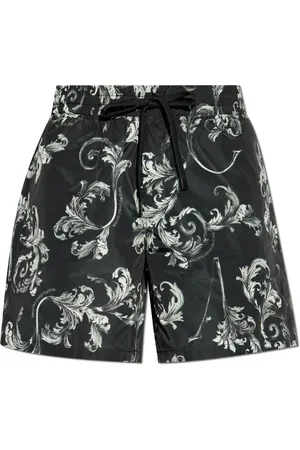VERSACE Hombre, Pantalones cortos, Negro, Talla: L
