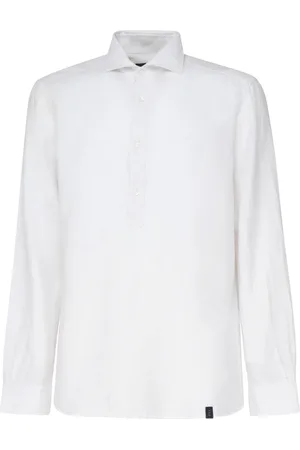FAY Hombre, Camisas, Blanco, Talla: 4XL