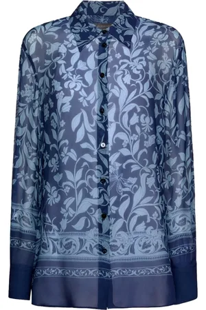 Elena Miro Mujer, Blusas y Camisas, Azul, Talla: 2XL