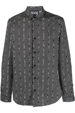 VERSACE Hombre, Camisas, Negro, Talla: L
