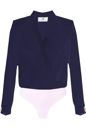 Elisabetta Franchi Mujer, Camisetas, Azul, Talla: L