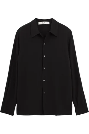 Séfr Hombre, Camisas, Negro, Talla: XL