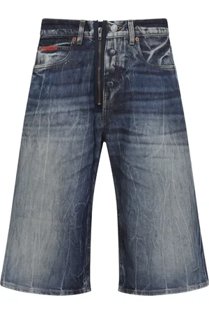 MARTINE ROSE Hombre, Pantalones cortos, Azul, Talla: S