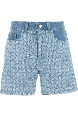 Stella McCartney Mujer, Pantalones cortos, Azul, Talla: W26