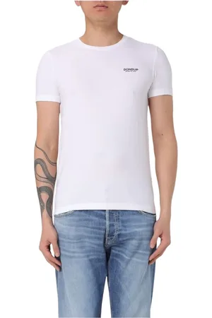 Dondup Hombre, Camisetas, Blanco, Talla: 2XL