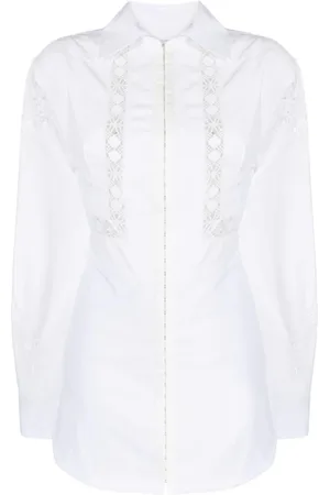 Marine Serre Mujer, Vestidos, Blanco, Talla: S