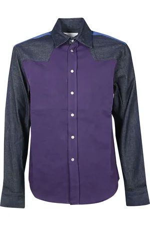 Calvin Klein Hombre, Camisas, Púrpura, Talla: M