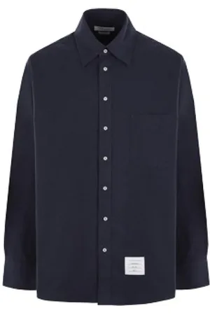 Thom Browne Hombre, Camisas, Azul, Talla: S