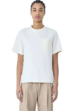 Moncler Mujer, Camisetas, Blanco, Talla: L
