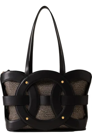 Borbonese Mujer, Bolsos, Negro, Talla: ONE Size