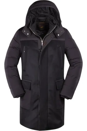 MOORER Hombre, Chaquetas, Negro, Talla: 3XL