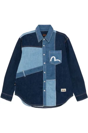 Evisu Hombre, Camisas, Azul, Talla: M