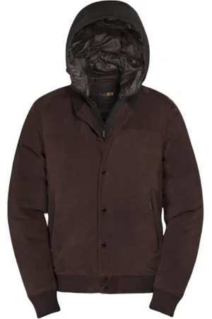 MOORER Hombre, Chaquetas, Rojo, Talla: L