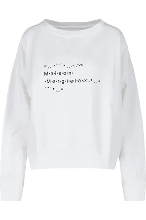 Maison Margiela Mujer, Sudaderas, Blanco, Talla: S