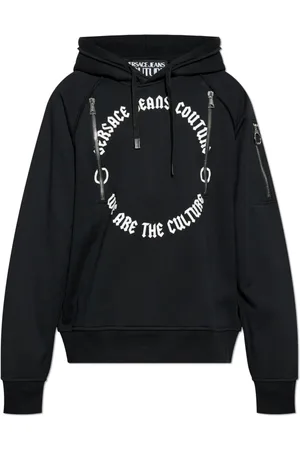 VERSACE Hombre, Sudaderas, Negro, Talla: 2XL