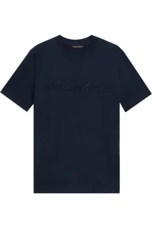 Brooks Brothers Hombre, Camisetas, Azul, Talla: 2XL