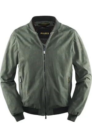 MOORER Hombre, Chaquetas, Verde, Talla: M