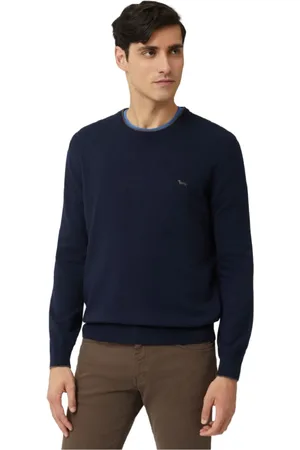 HARMONT&BLAINE Hombre, Jerseys, Azul, Talla: S