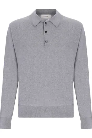 LANEUS Hombre, Camisetas, Gris, Talla: S
