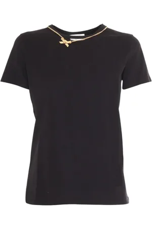 Elisabetta Franchi Mujer, Camisetas, Negro, Talla: XL