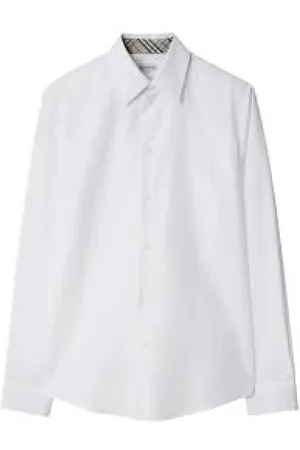 Burberry Hombre, Camisas, Blanco, Talla: M