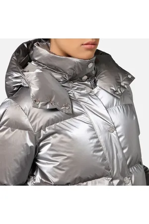 Elisabetta Franchi Mujer, Chaquetas, Gris, Talla: S
