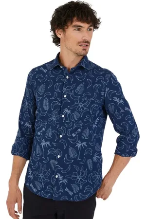 Eden Park Hombre, Camisas, Azul, Talla: M