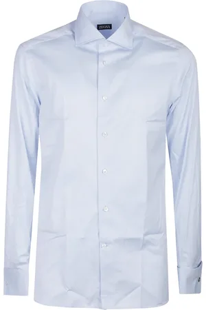 Ermenegildo Zegna Hombre, Camisas, Azul, Talla: 2XL