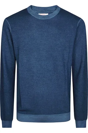 sun68 Hombre, Jerseys, Azul, Talla: M